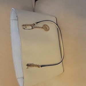 Michael Kors white tote